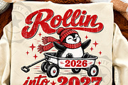 Happy New Year 2027 PNG Bundle, a Seasonal Illustration by OK Design (Thumbnail 6 of 6)