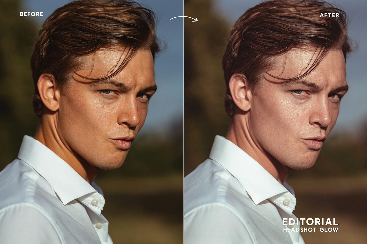 Sunkissed Portrait Lightroom Presets, an Action Add-On by Effect-Hub (Photo 2 of 14)