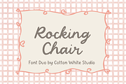 Rocking Chair Handwritten Font Duo, a Handwritten Font by Sofia Skoog (Thumbnail 1 of 10)