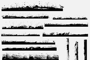 Grunge Borders Brushes