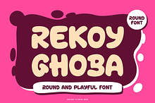 Rekoy Ghoba - Round Font