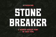Stone Breaker, a Font by HATFSTUDIO (Thumbnail 1 of 6)