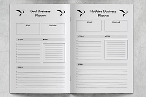 Weekly Business Planner Layout