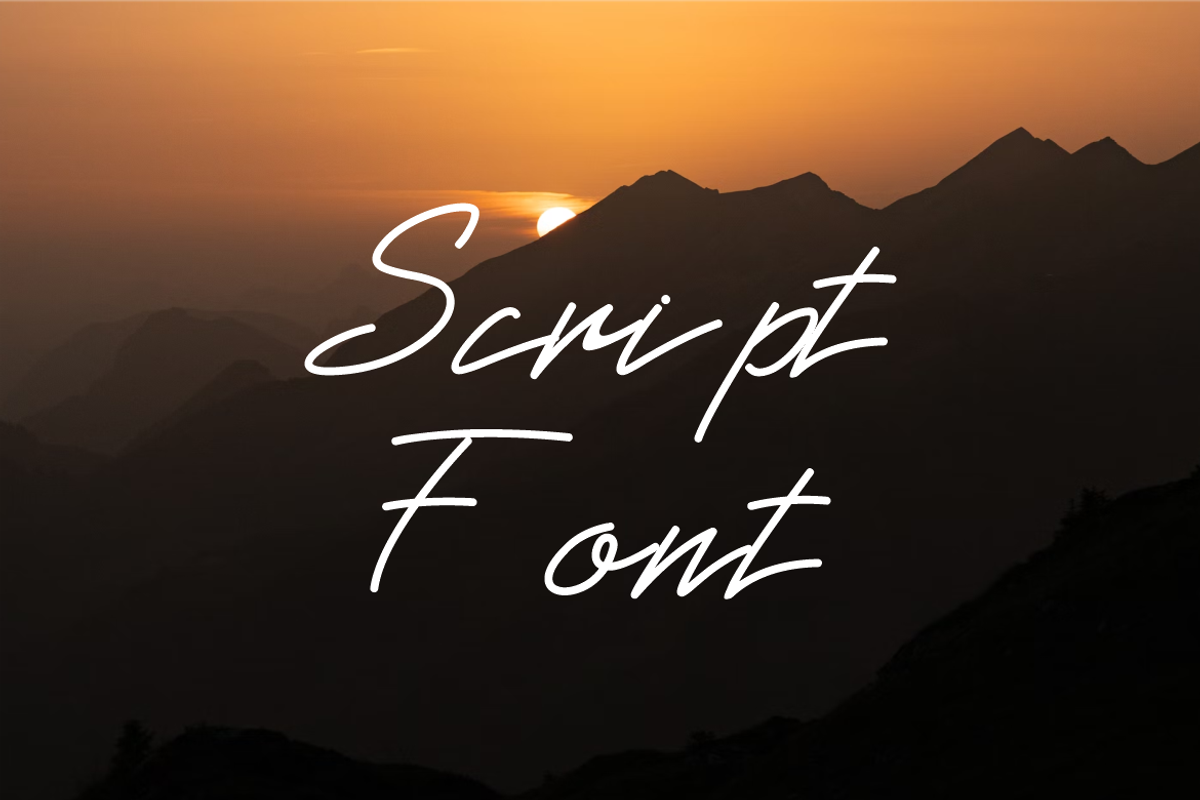 Berliani New Script Font, a Script Font by VectorCraft (Photo 3 of 5)