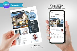 Open House Real Estate Canva