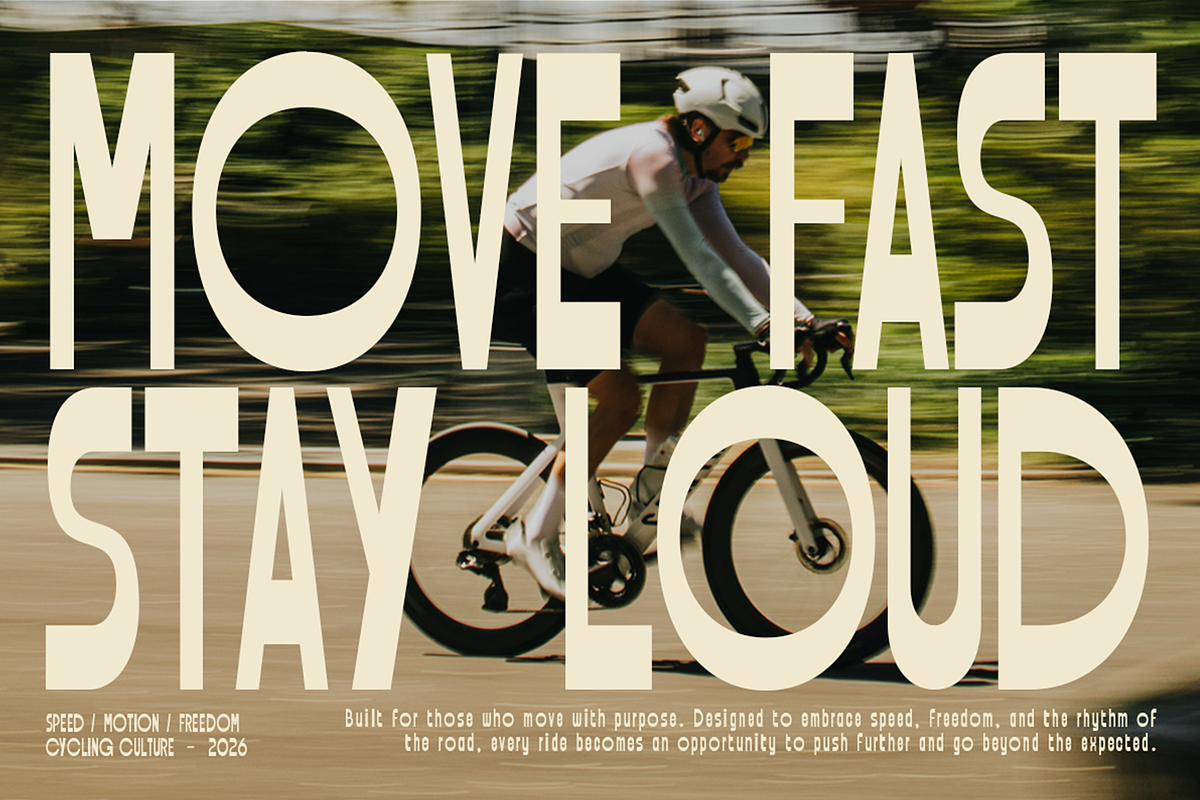 Ostrich - Condensed Display Font, a Sans Serif Font by roomspace creative lab (Photo 6 of 9)