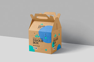 Goody Favor Box Mockups