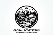 60 Eco Globe Landscape Silhouette, a Technology Illustration by Amazin_art (Thumbnail 4 of 25)