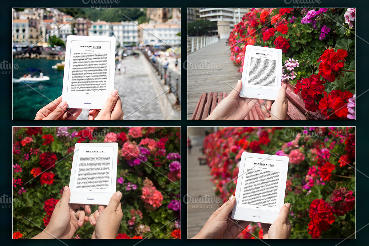 E-Book Reader,10 PSD Mock-Ups,BUNDLE, a Bottom Mockup by Mockup Stories (Photo 2 of 2)