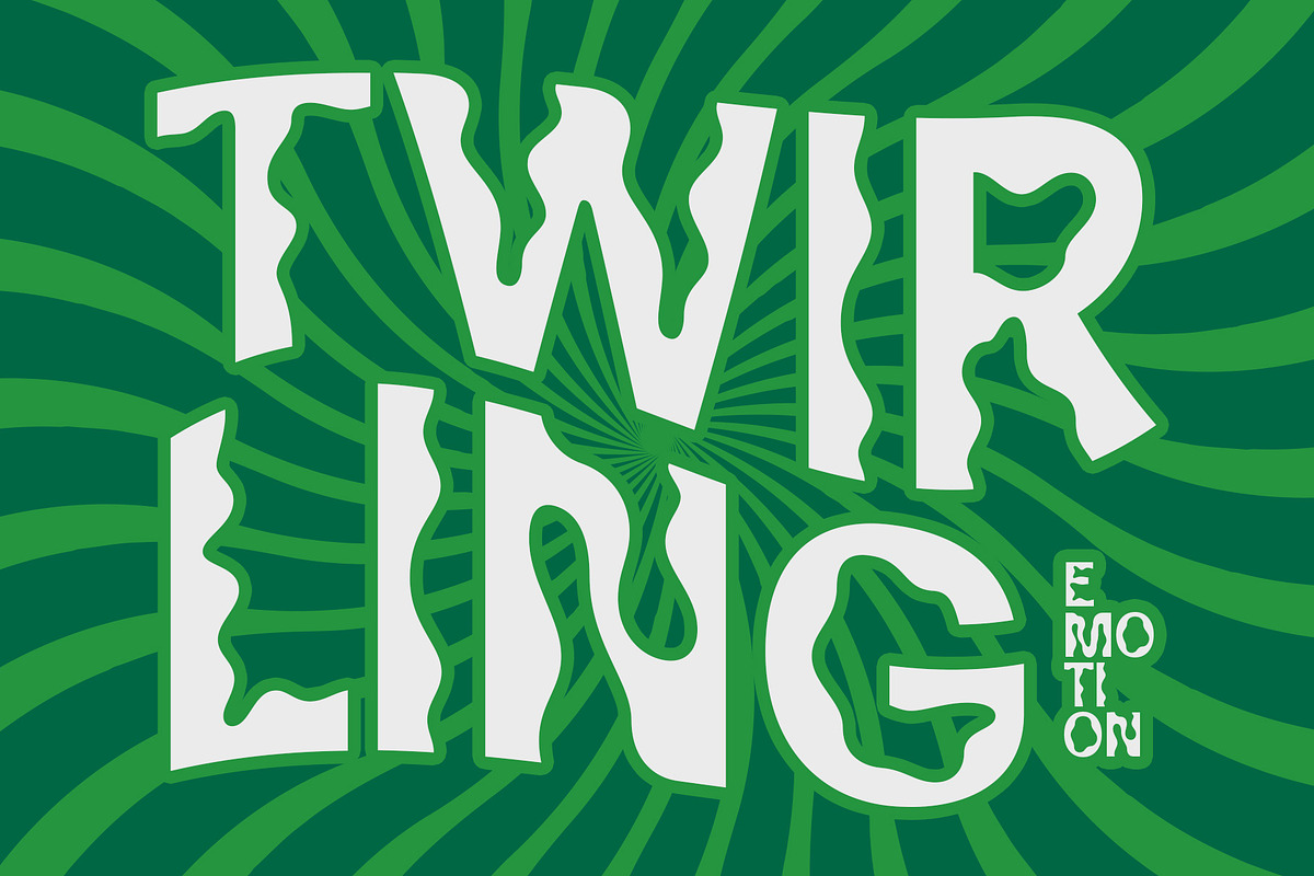 CS Casper – Psychedelic Font, a Sans Serif Font by Craft Supply Co. (Photo 2 of 8)