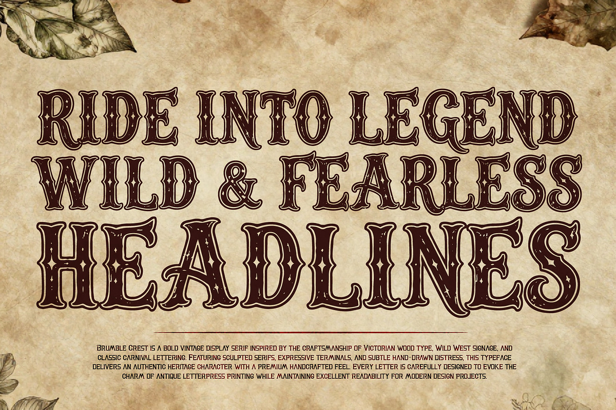 Brumble Crest - Carnival Wonders, a Handwritten Font by HypeWorksCo (Photo 12 of 17)