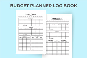 Budget Planner KDP Interior Log Book