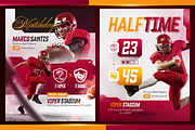 American Football Social Media Pack, a Social Media Template by OnurDemircan (Thumbnail 2 of 4)