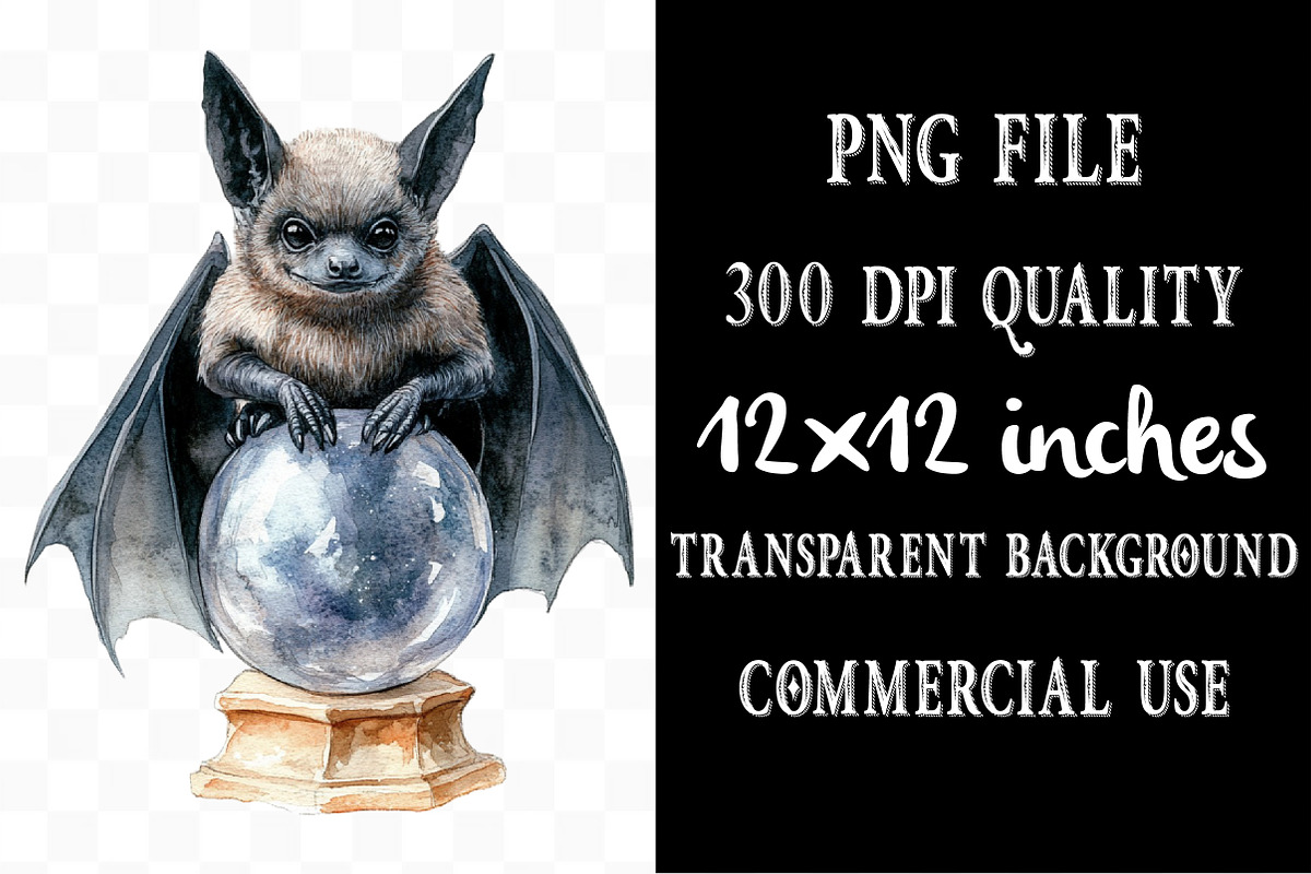 Quirky Bats Png Clipart, an Illustration by Designking (Photo 4 of 5)