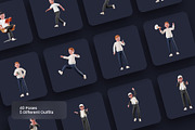 3D Character Pose Library, a Templates & Theme by Framley (Thumbnail 4 of 4)