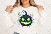 Spooky Pumpkin PNG, an Illustration by Craft Nest (Thumbnail 6 of 6)