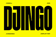 Djingo - Condensed Display Font, a Sans Serif Font by Viswell (Thumbnail 1 of 11)
