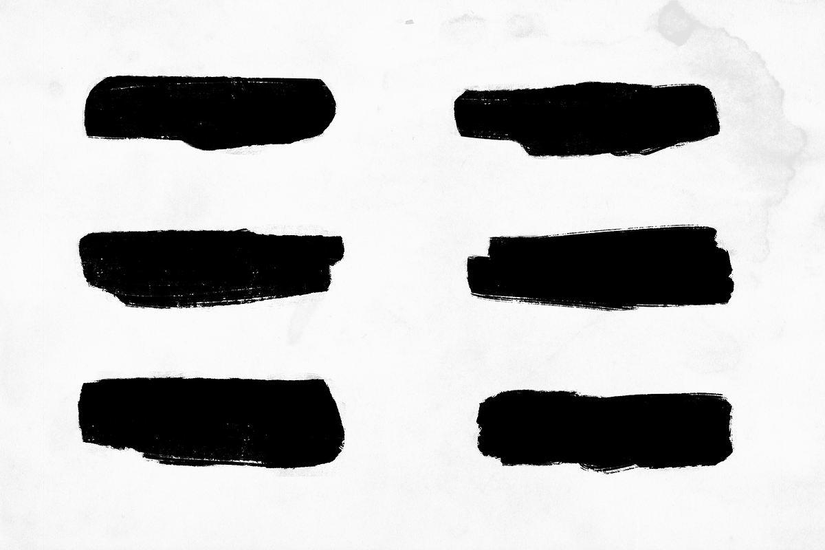 30 Handmade Brush Strokes, a Texture Graphic by Defects (Photo 4 of 6)