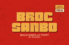 Broc Sanbo - Bold Retro Font