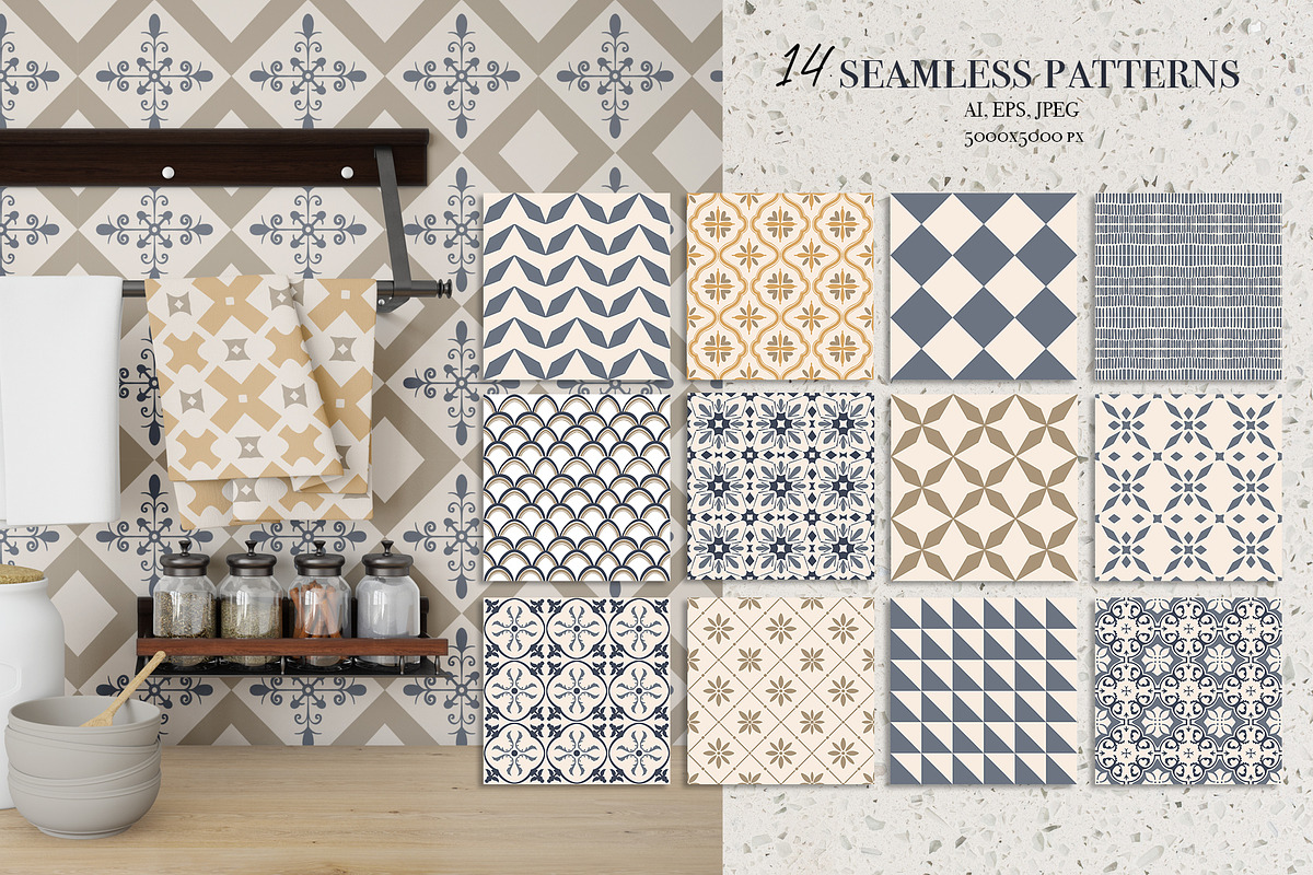 Abstract Kitchen vector clipart, a Decorative Illustration by ArtPavo (Photo 10 of 13)