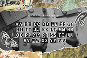 Rejected Tape–Modern Cutout Display, a Sans Serif Font by overlaytemplates (Thumbnail 4 of 5)