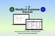 Medical Expense Tracker - Excel, an App Template by Ardent Workshop (Thumbnail 1 of 4)