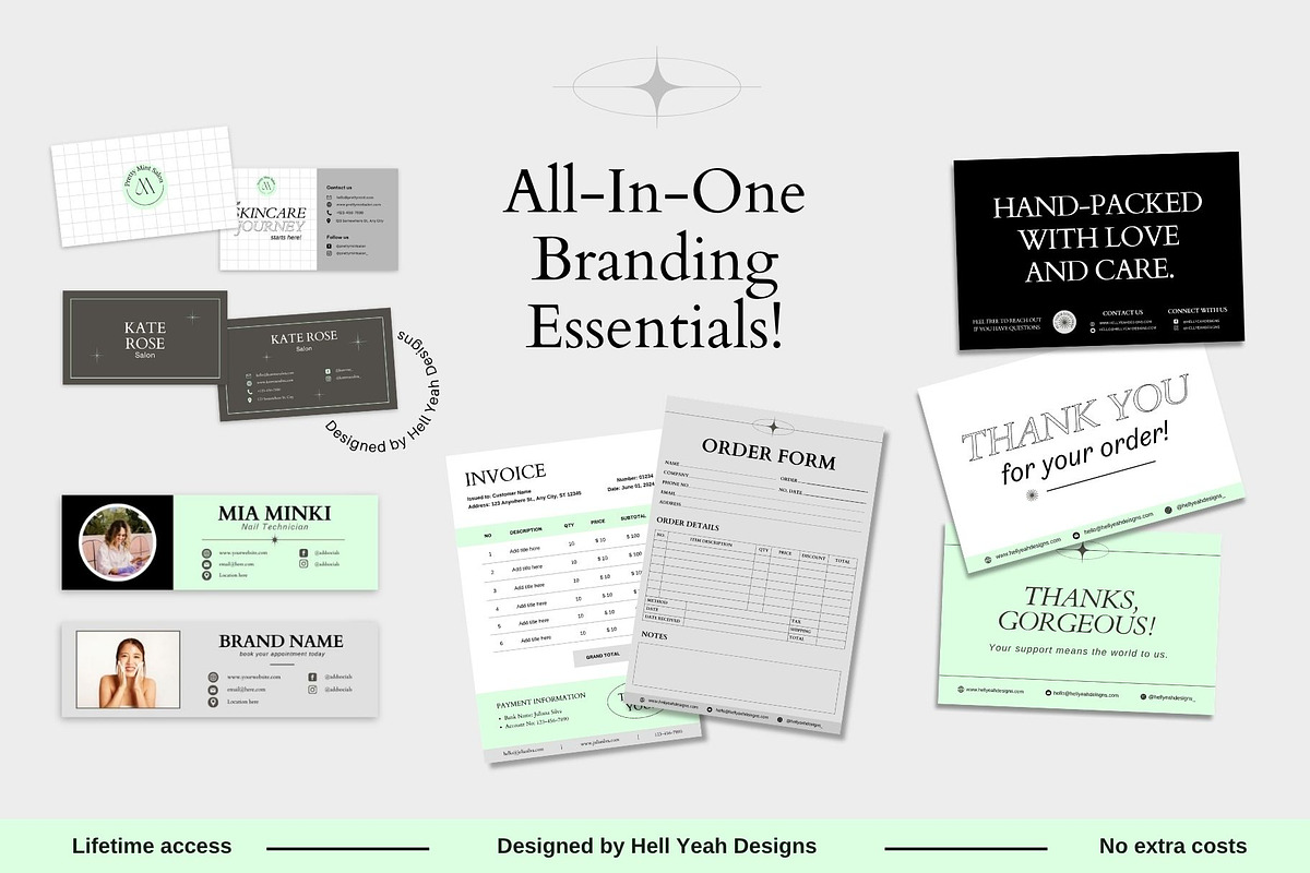 Wellness Lifestyle Brand Starter Kit, a Branding & Logo Template by Hell Yeah Designs (Photo 4 of 20)