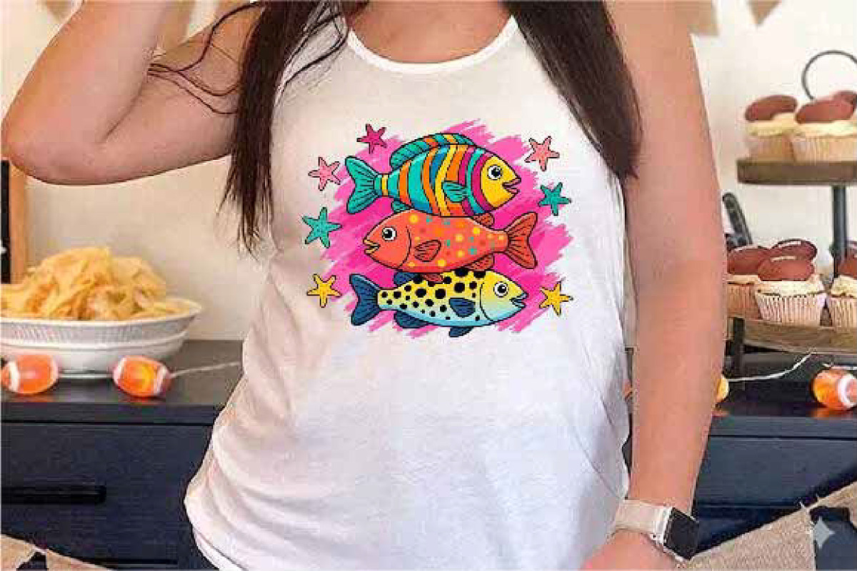 Colorful Tropical Fish PNG, Sea Life, an Illustration by Designking (Photo 4 of 4)