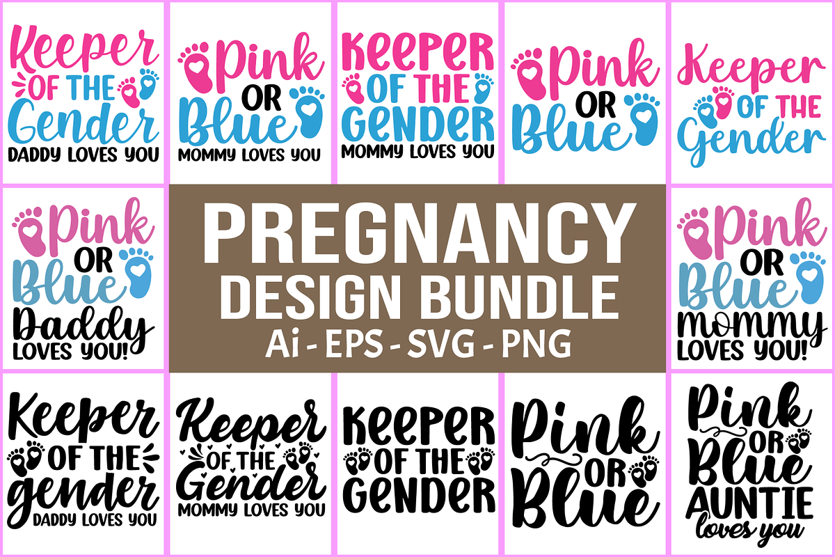 Pregnancy Quotes SVG Bundle, a Healthcare Illustration by RaiihanCrafts (Photo 1 of 5)