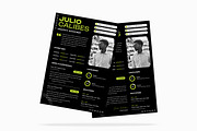Black Resume CV, a Resume Template by iDoodle Studio (Thumbnail 2 of 4)