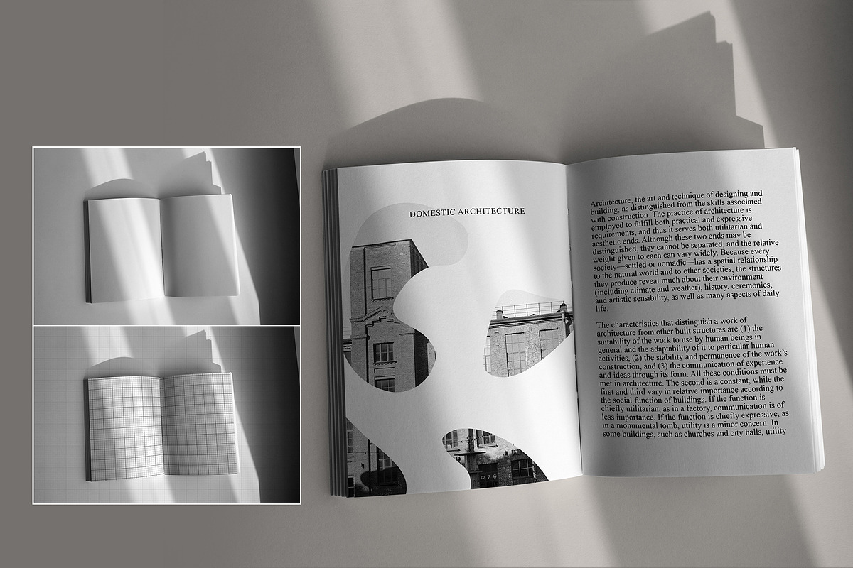 Magazine, Book Mockup Set, a Books & Magazine Mockup by bazarova (Photo 14 of 16)
