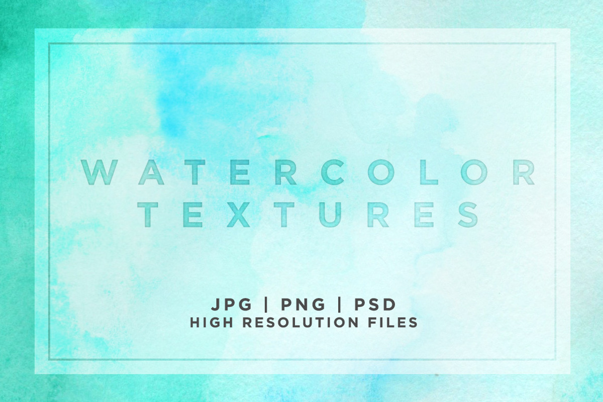 14 High Quality Watercolor Textures, a Texture Graphic by Carolyn Packard Design (Photo 1 of 6)
