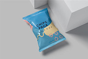 Chips Pack Mockups, a Packaging Mockup by megostudi0 (Thumbnail 2 of 7)