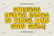 ACARETA | Groovy Display Typeface, a Serif Font by The_Type (Thumbnail 3 of 12)