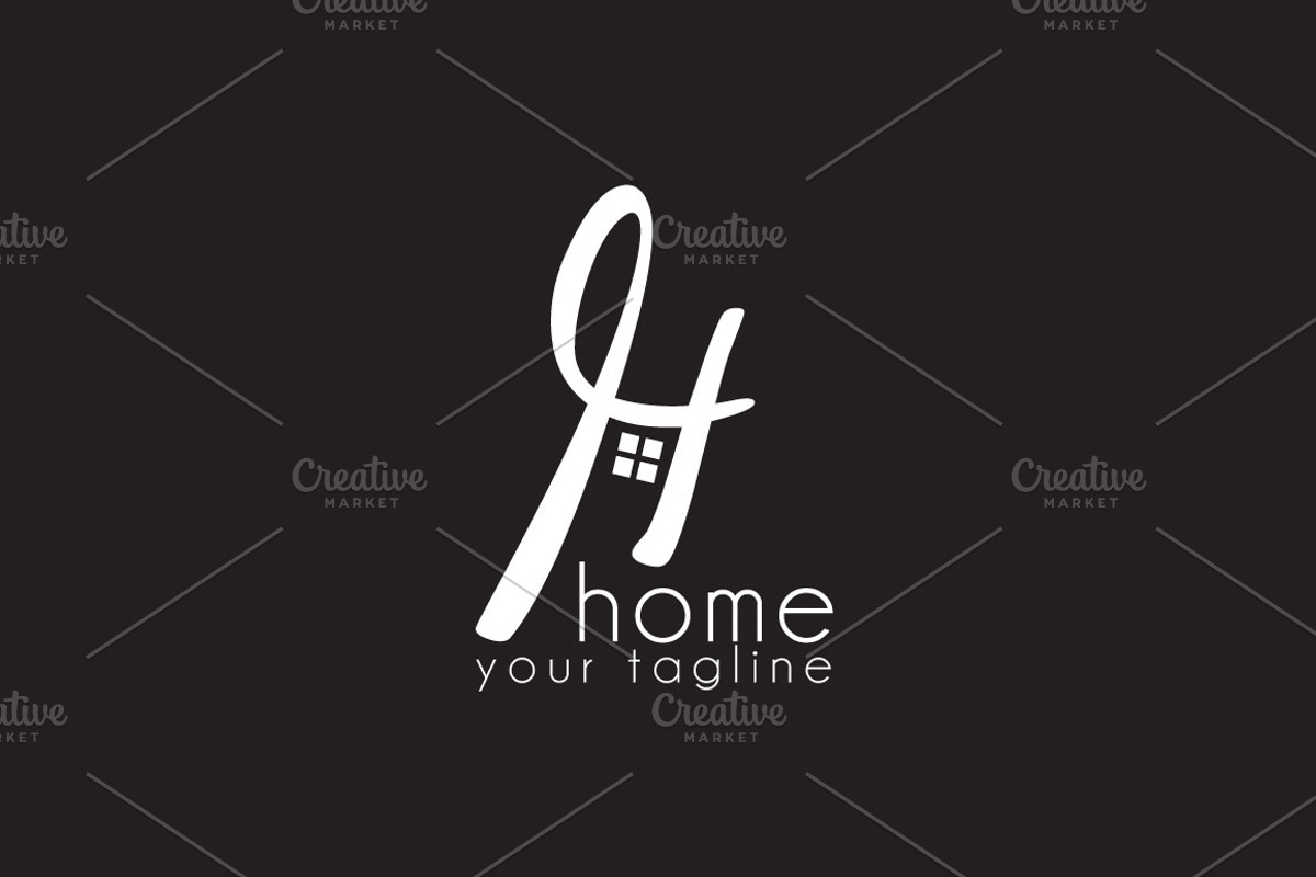Letter H - Home Logo, a Branding & Logo Template by Sahade Studio (Photo 3 of 4)