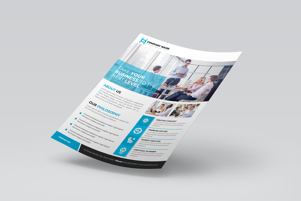 Business Flyer | Corporate Flyer, a Flyer Template by Designscozy (Photo 2 of 5)