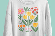 Floral Garden T-Shirt Design, an Object Illustration by Ahluva Studio (Thumbnail 5 of 6)