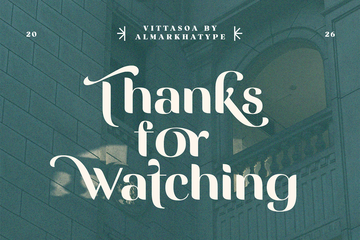 Vittasoa – Modern Display Typeface, a Serif Font by Almarkhatype (Photo 12 of 15)