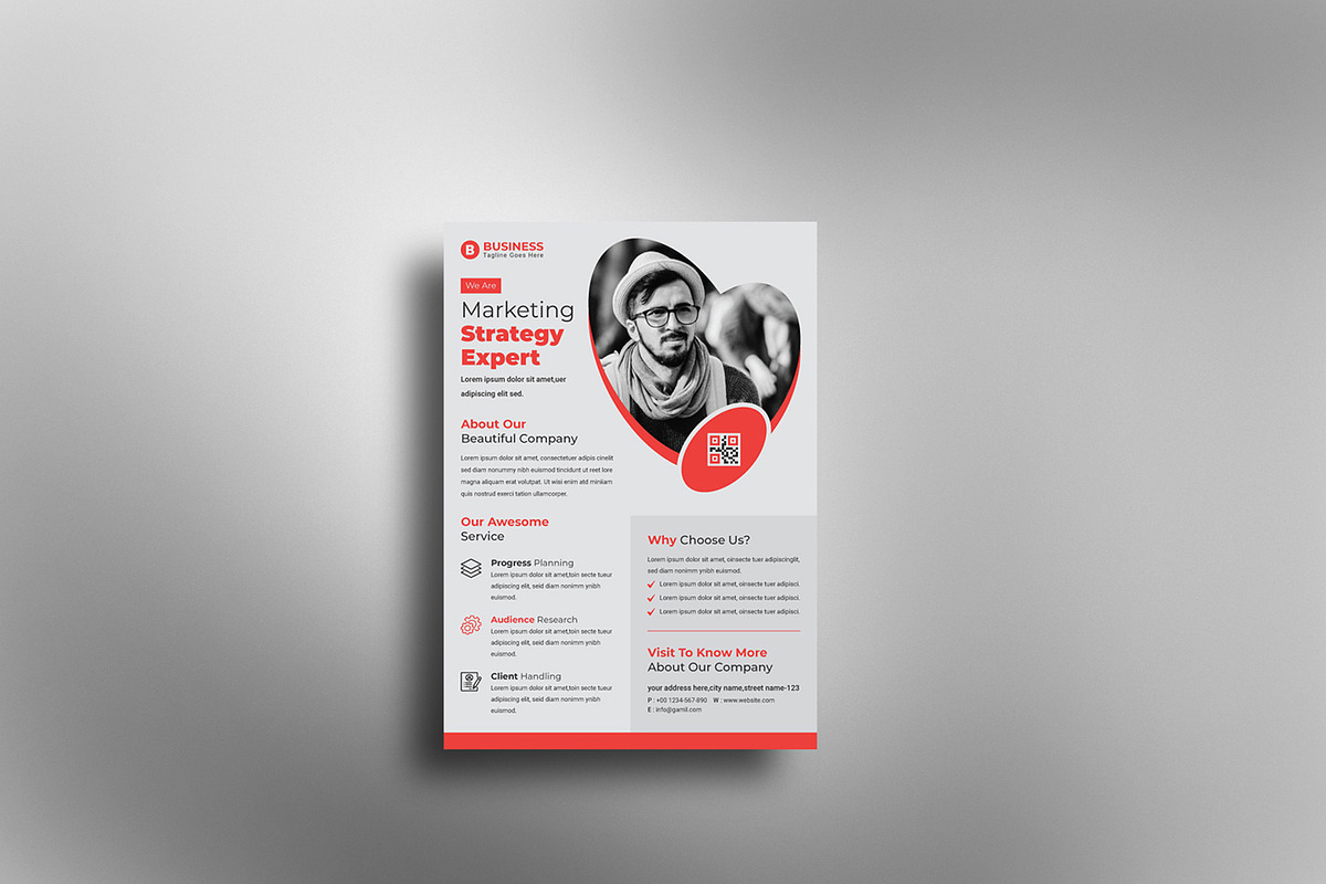 Business Flyer 3 colour variation, a Flyer Template by creative-som (Photo 4 of 4)