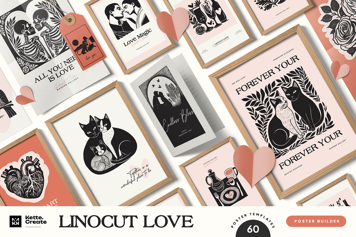 Art Poster Bundle | 10 in 1, an Object Graphic by KetteCreate (Photo 13 of 51)