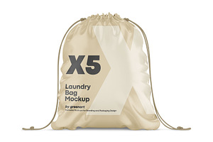 Laundry Bag Mockup