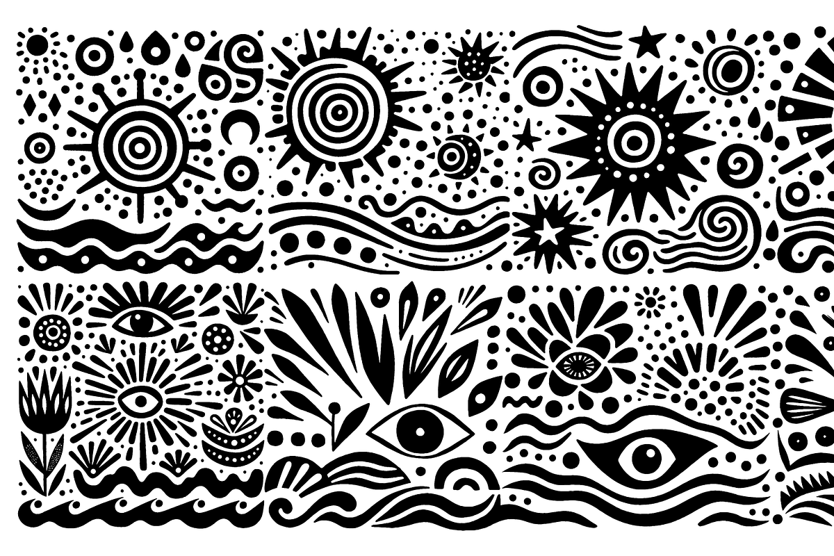 Vintage Wild Animals Folk Art, a Decorative Illustration by devastd (Photo 26 of 28)