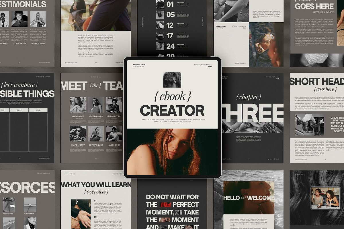 Coaching Workbook Canva Template, a Presentation Template by Amaré Creative (Photo 1 of 7)