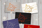 Christmas lettering card, a Card Template by Inna Vinchenko Designs (Thumbnail 4 of 4)