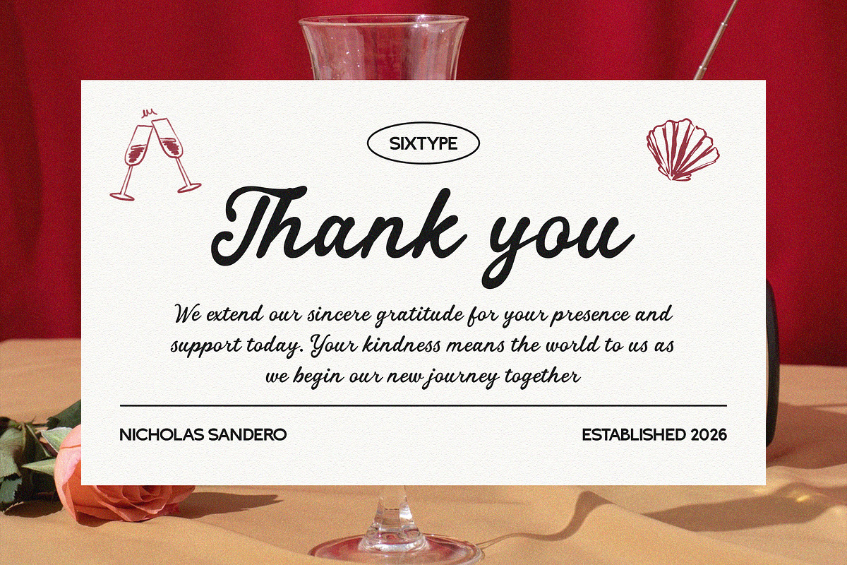 Nicholas Sandero Font Duo Whimsical, a Handwritten Font by Sixtype (Photo 9 of 9)