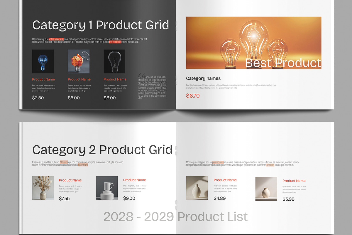 Modern Catalog Design for Business preview 4