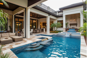Refreshing Patio with swim pool, an Architecture Photo by Ylivdesign