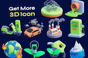 Ecology And Sustainable 3D Icon, an Environmental 3D Model by orenjidesign (Thumbnail 7 of 8)