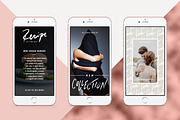 Rose Gold ANIMATED Instagram Stories, a Social Media Template by SilverStag Type Foundry (Thumbnail 15 of 19)