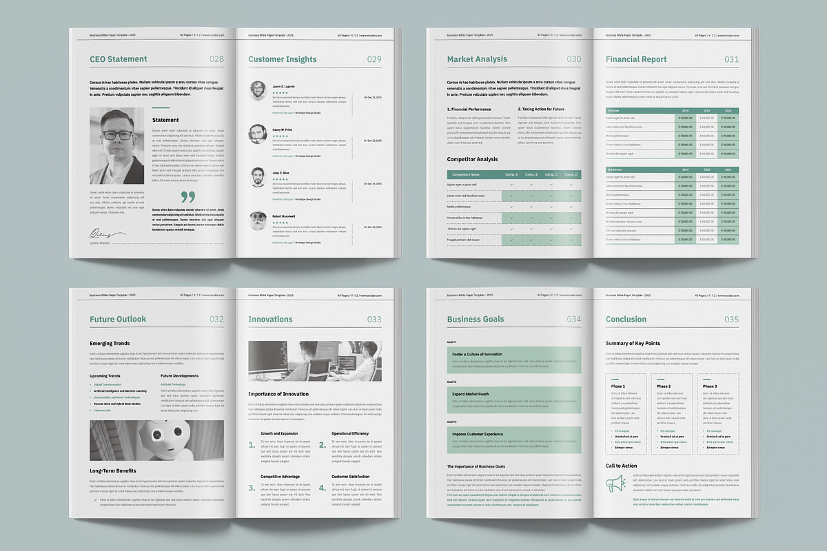 White Paper Bundle, a Brochure Template by Orcshape Studio (Photo 12 of 29)
